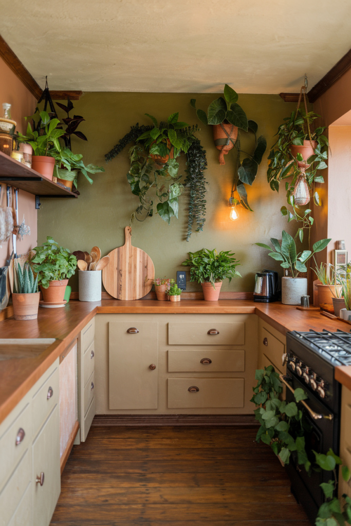 Jungle inspired kitchen