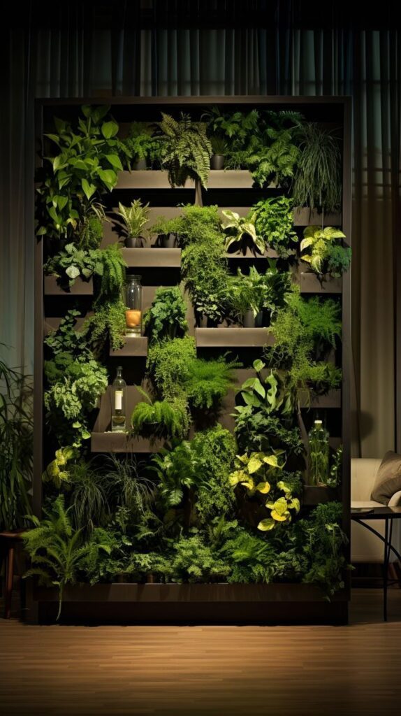 Vertical plant rack