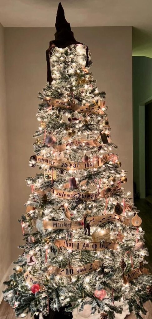 Harry Potter theme Christmas tree