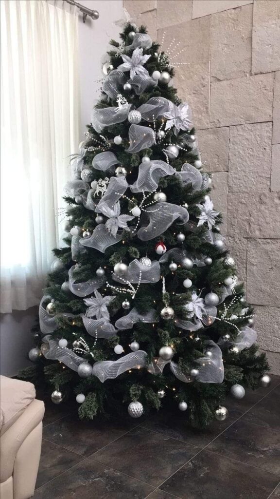 Monochrome Christmas tree