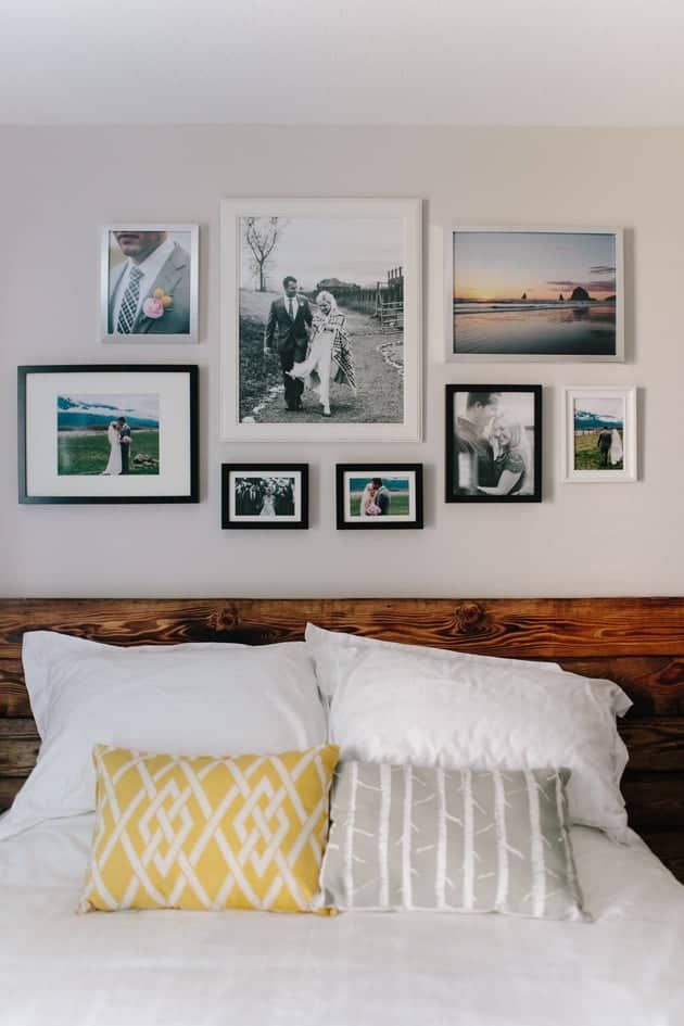 Bedroom Photo Gallery Wall