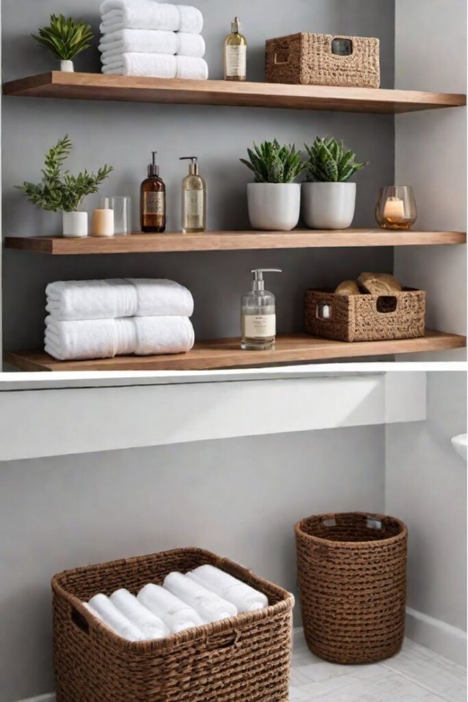 Bathroom Floating Shelves