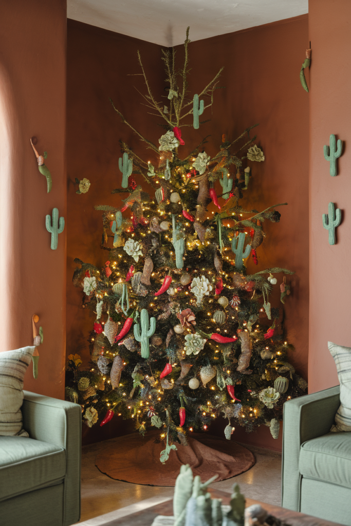 Southwest style Christmas tree