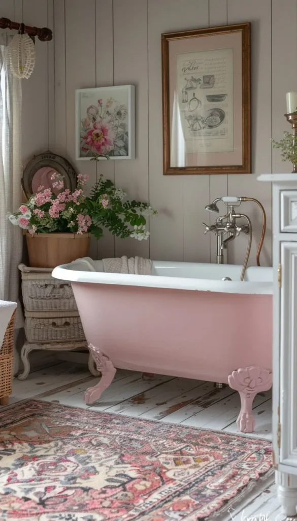 Pink Claw paw Bathtub 