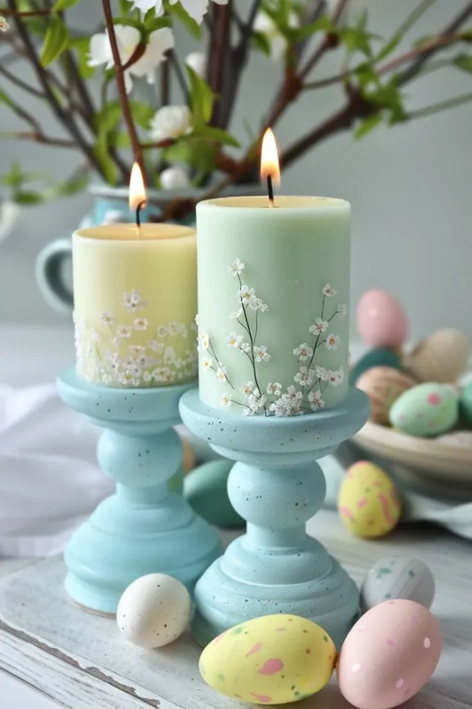 Spring theme Candles