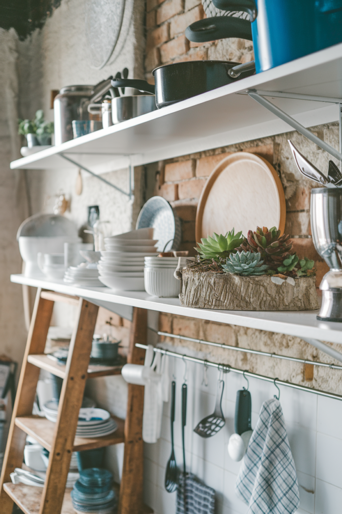 Succulent Garden as a decoration in the kitchen