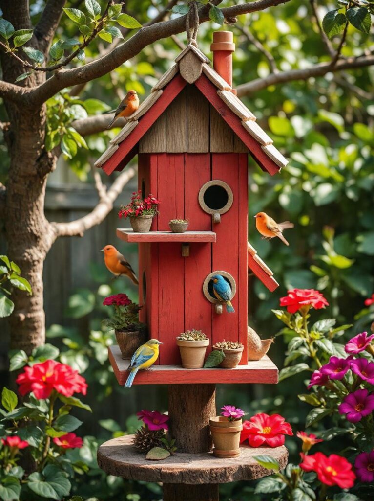 Birdhouse Decor for Spring 