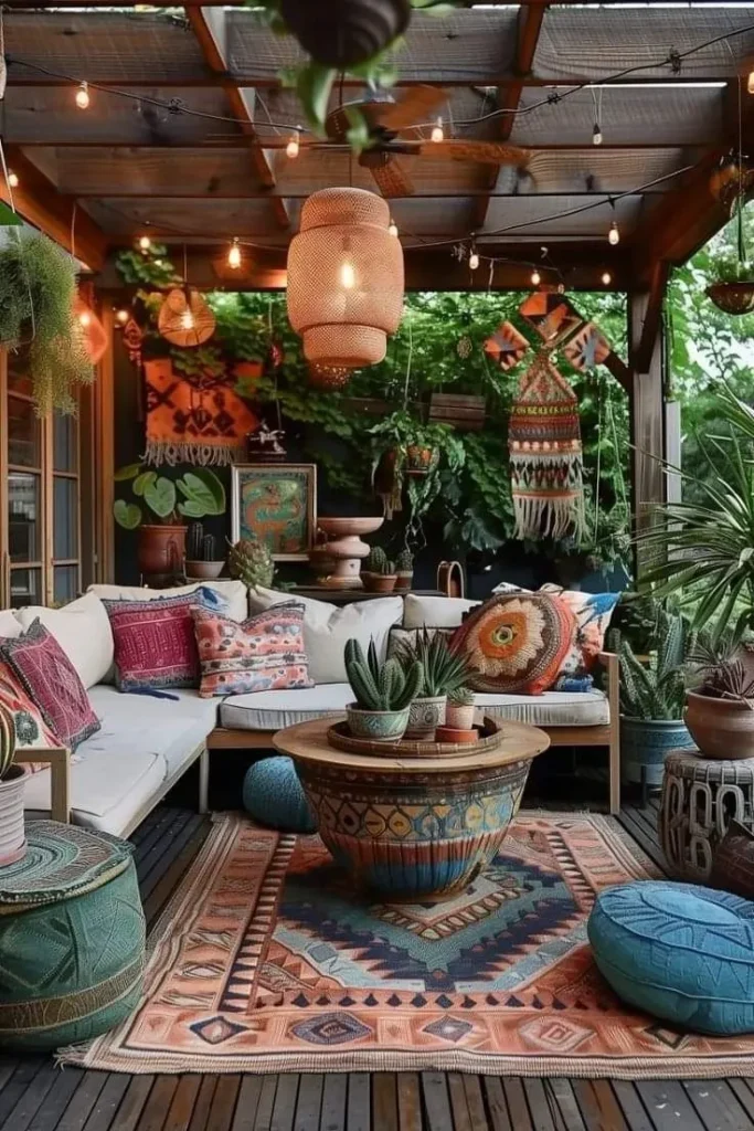 Bohemian Style Patio