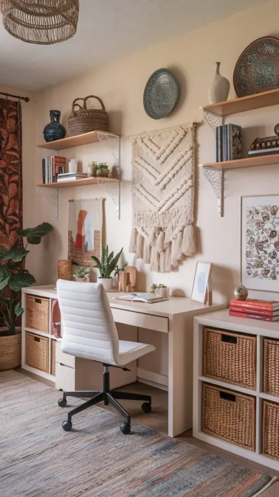 Boho Chic Home Office