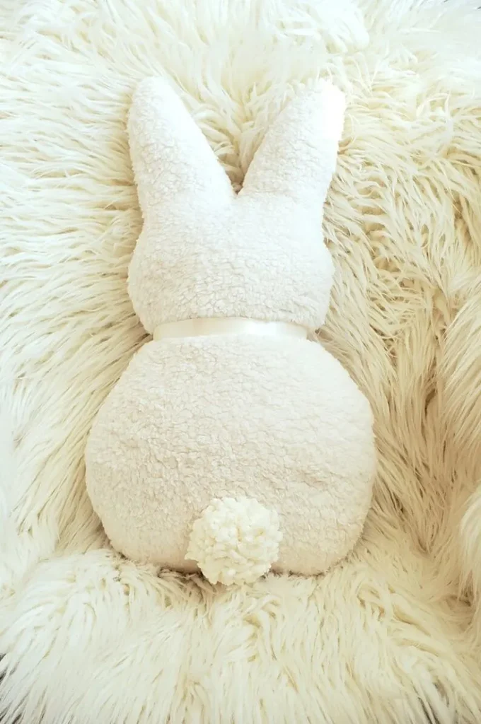 Fur Bunny Pillow