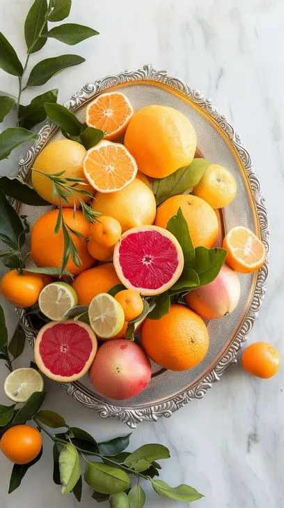 Spring Centerpiece Citrus Bowl