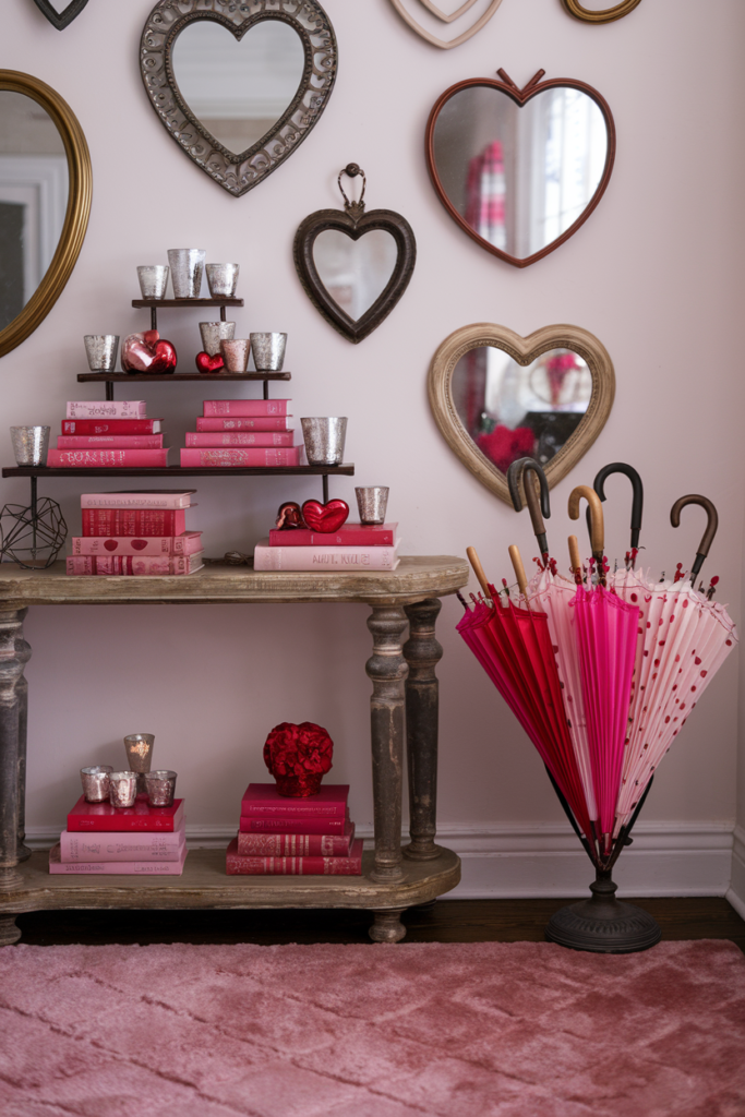 Valentine's Day Theme Entryway Decoration