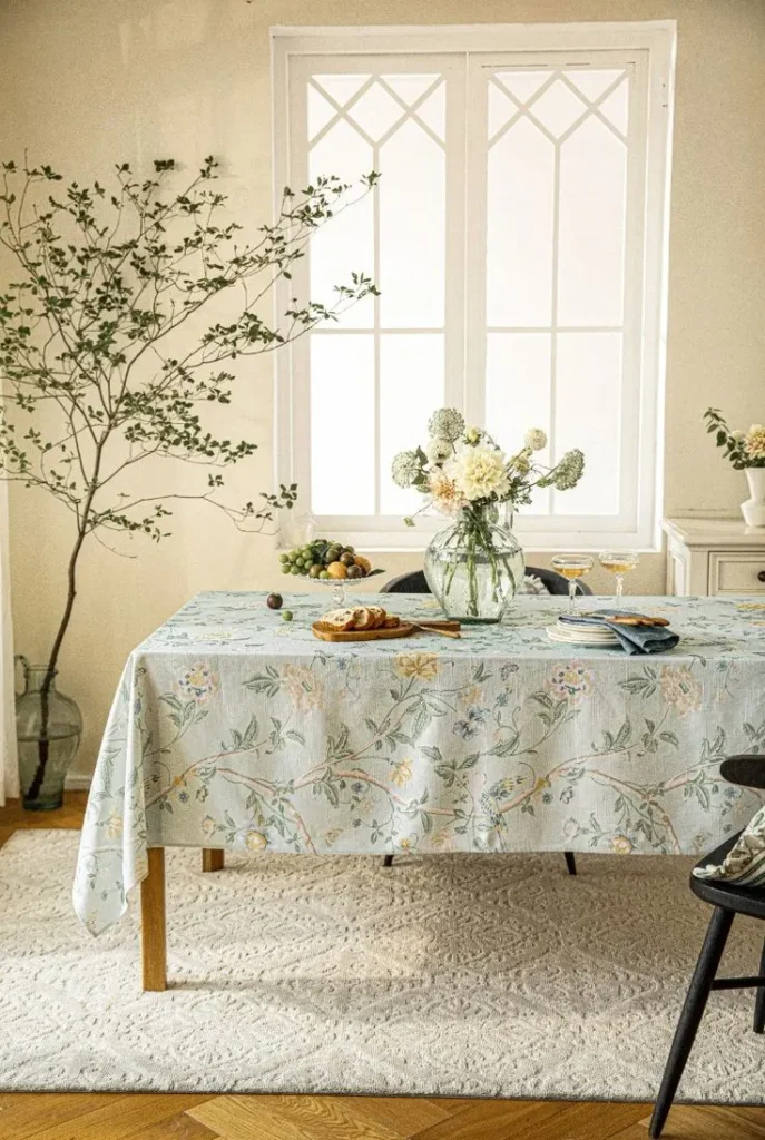 Floral Tablecloth suits for Spring