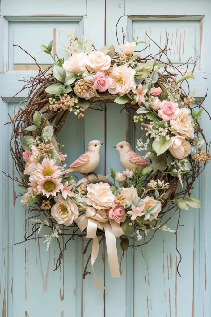 Spring Theme Wreath Idea