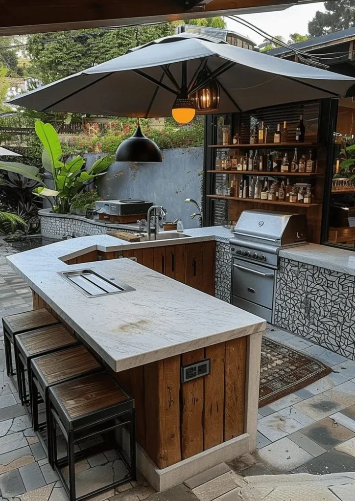 Patio with Outdoor Kitchen