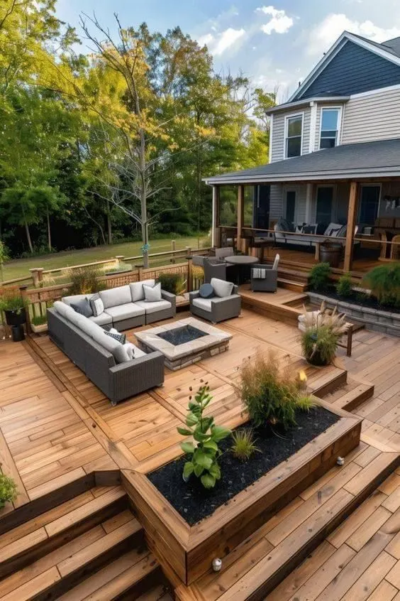 Multi-Level Deck and Patio