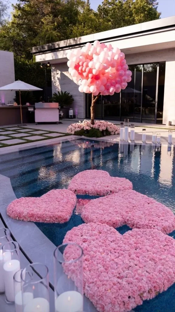 Valentine's Day Pool Decoration