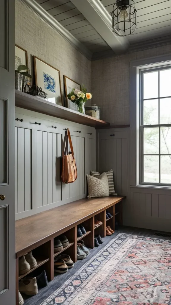 Mudroom Bench Seating with Storage