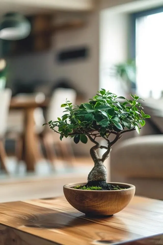 End table Bonsai decor