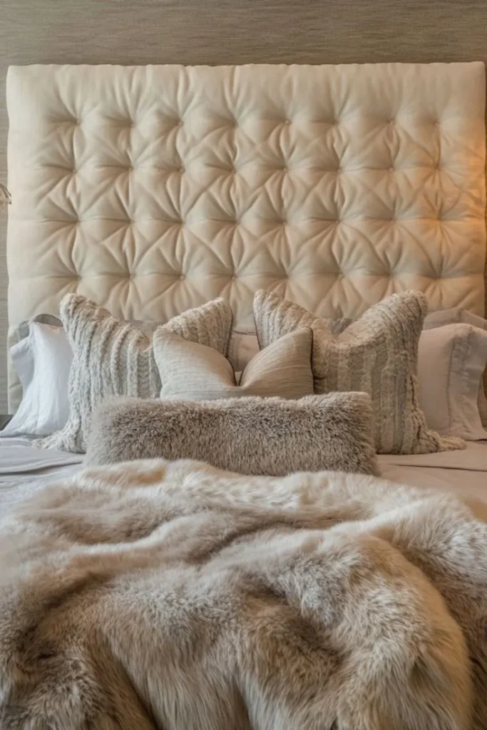 Eye-catching Headboard used in the Guest Bedroom