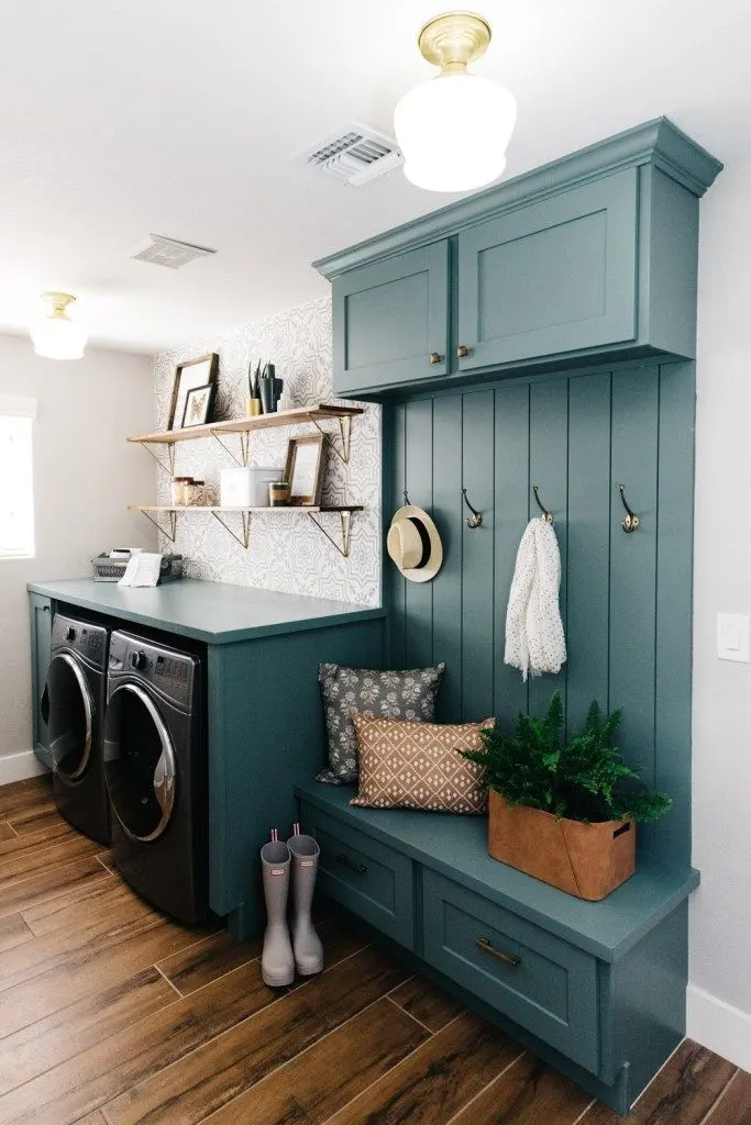 Laundry inside the Mudroom