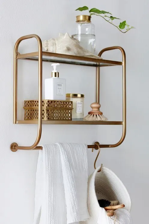 Metallic Bathroom Accessories