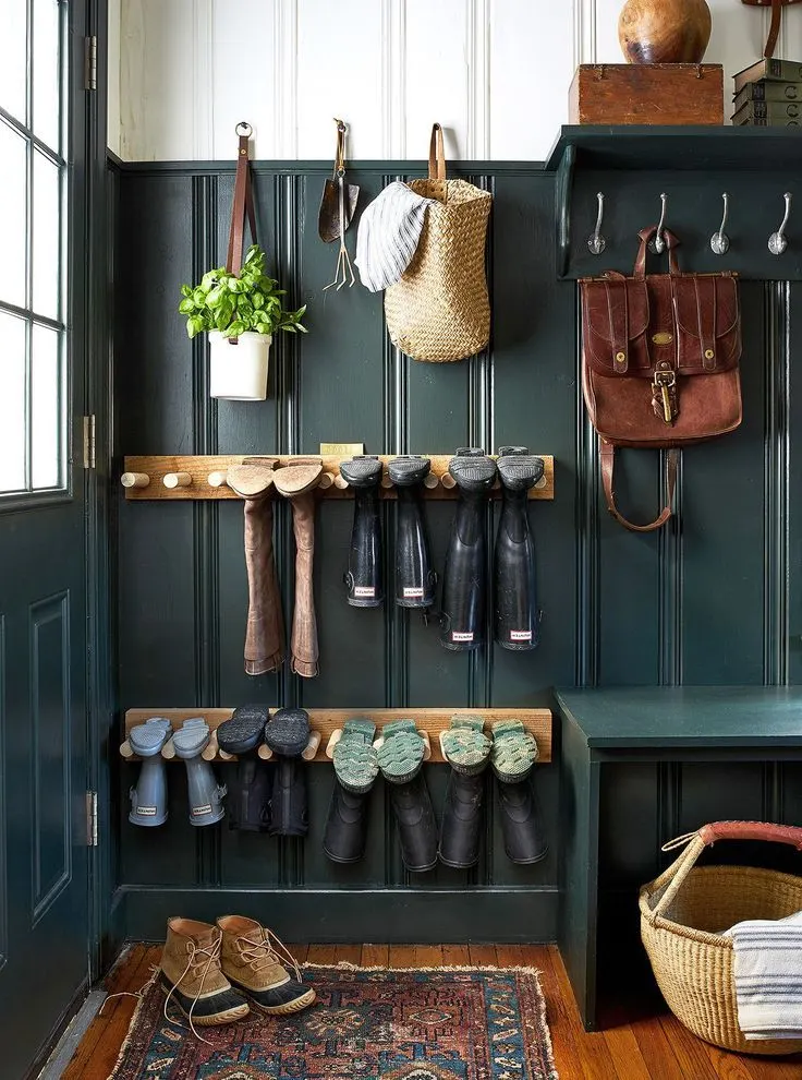 Mudroom Wainscoting Walls