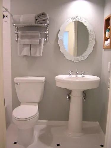 Towel Rack Above the Toilet