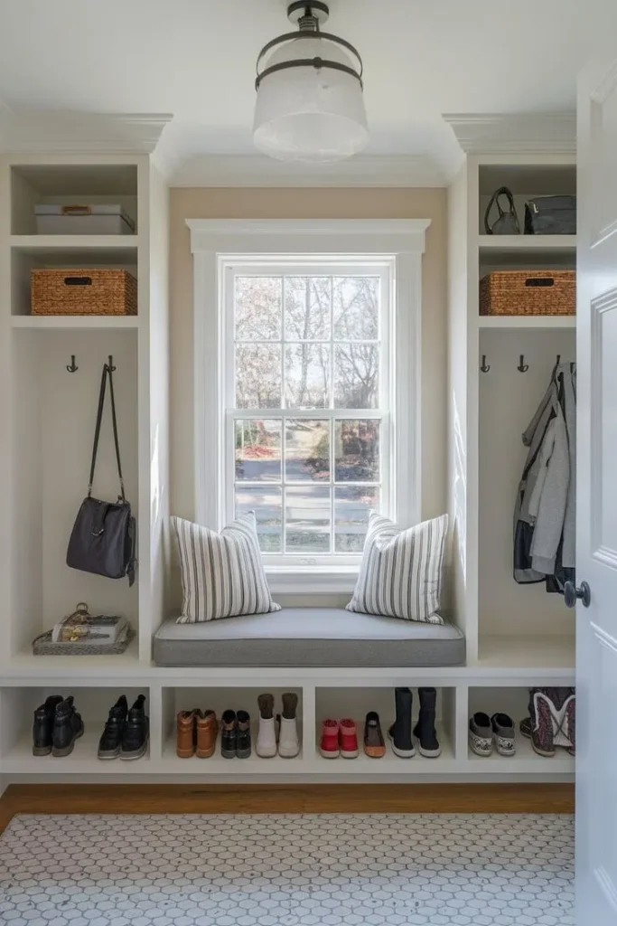 Mudroom Window Seat