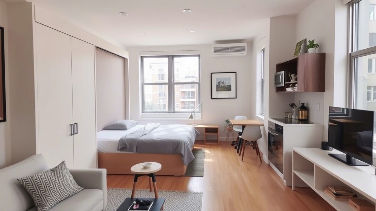 23 Genius Studio Apartment Layout Ideas to Make Your Space Look Bigger