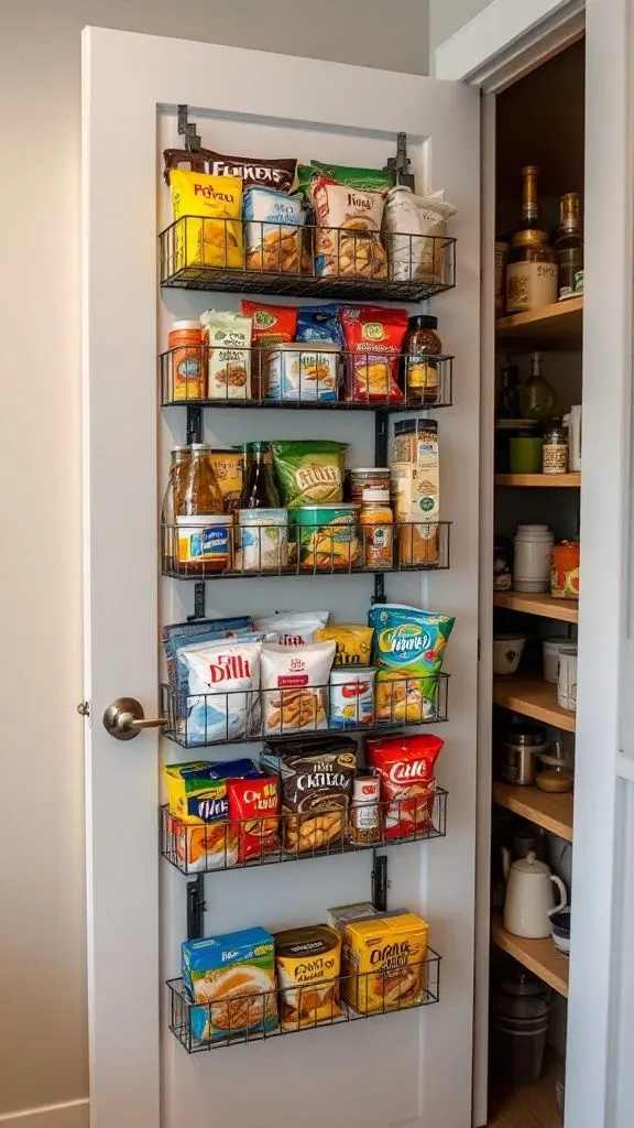 Hanging Rack for Snack Stocking of the Walk in Pantry