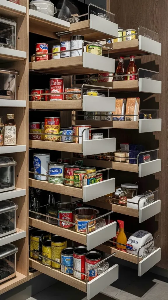 Walk in Pantry Pullout Drawers