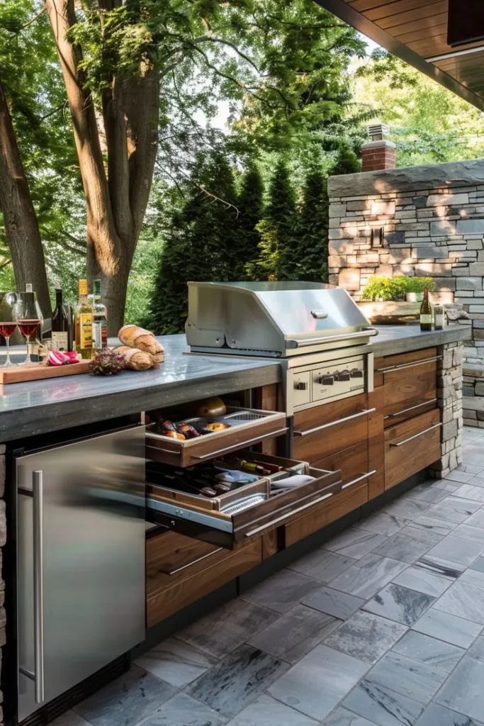 Smart Tech Outdoor Kitchen