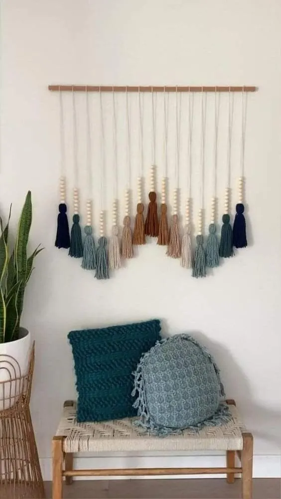 Colorful DIY Macrame Hanger for the Summer Season