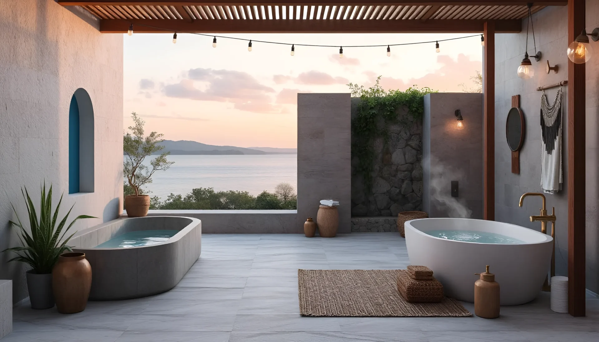 Dreamy Outdoor Bathroom Designs for a Luxury Spa Experience
