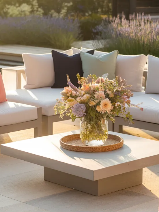Backyard Patio Summer Lounge Area