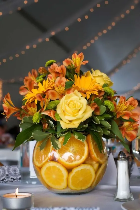 Glass Pitcher use as a Flower Vase