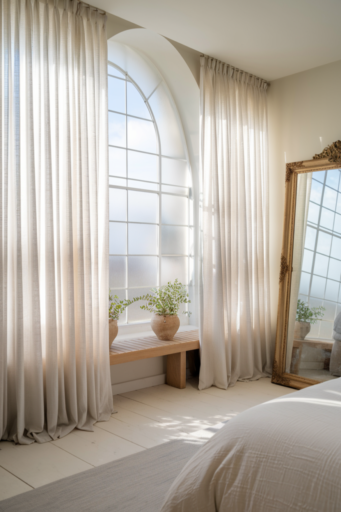 Mirror Placement in the Bedroom for the Summer Season