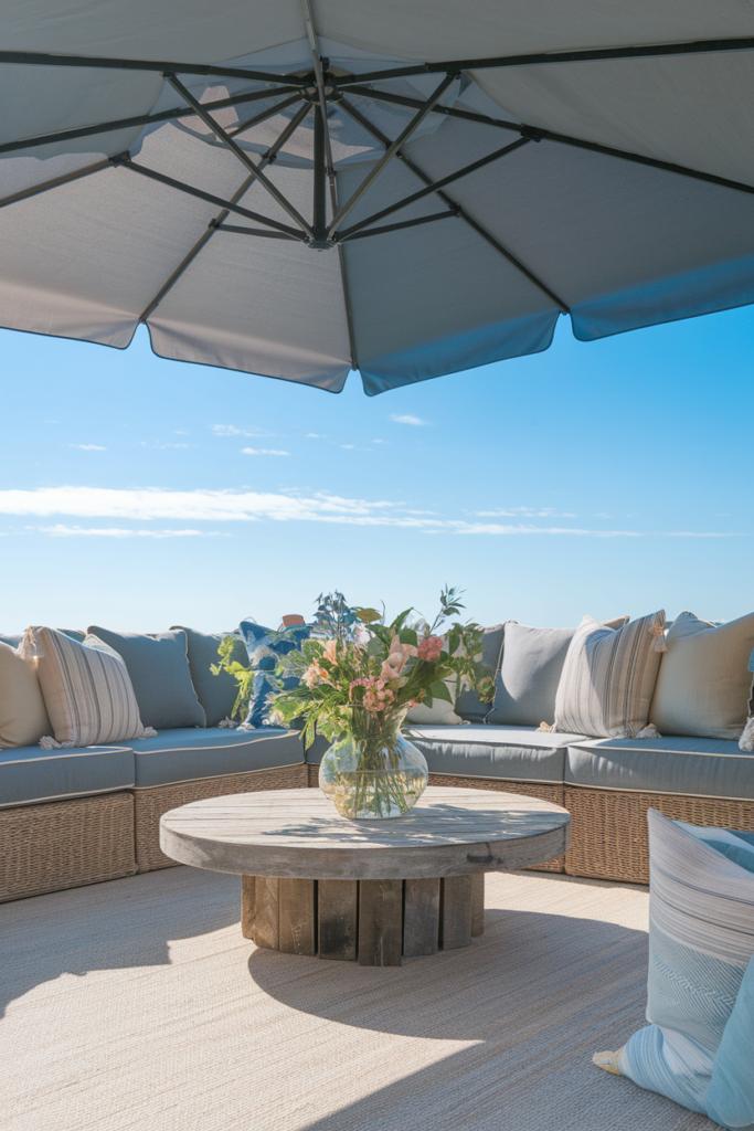 Summer Outdoor Lounging Area