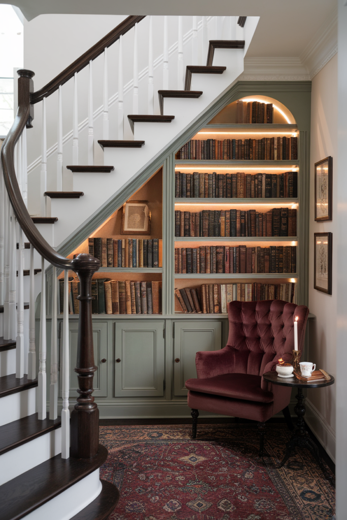 Under the Stairs Mini Library 