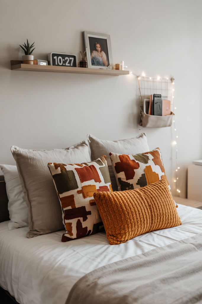Bedroom Throw Pillows with Chic Pillow Cases