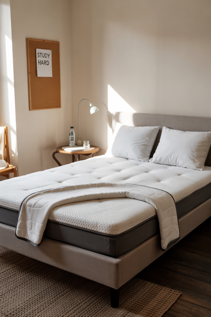 Twin XL Mattress Topper for dorm room