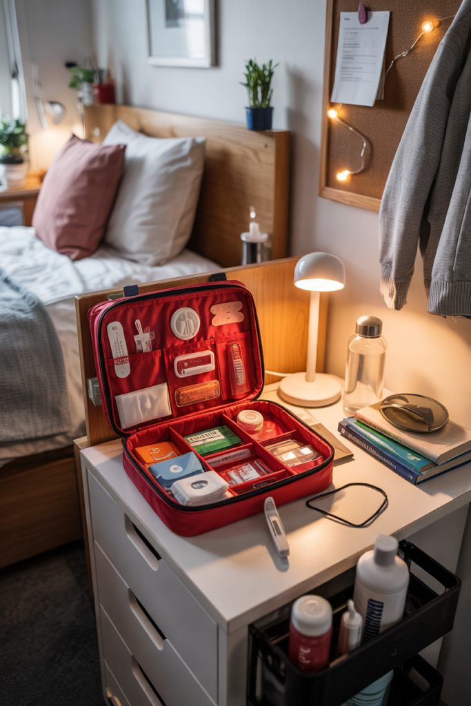 Dorm room first aid kit