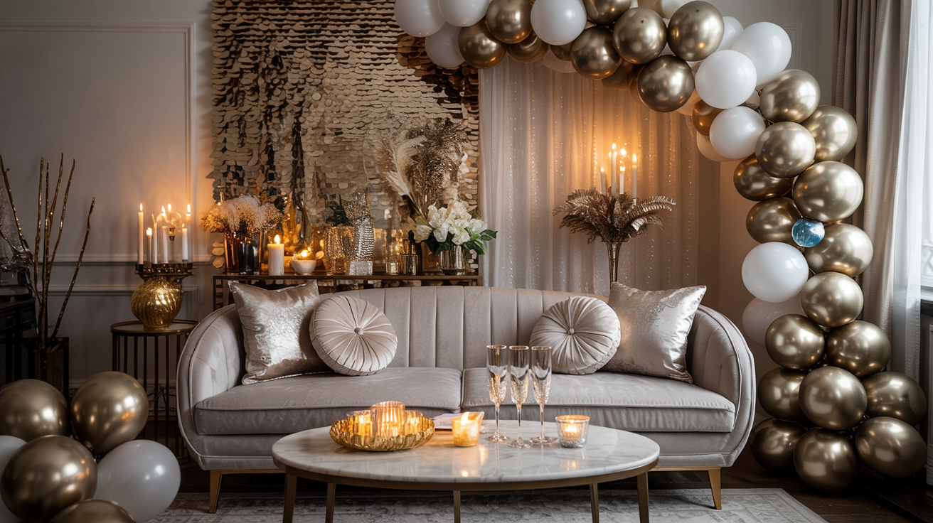 23 Glam New Year Decoration Ideas for 2026 — Luxe Party Décor